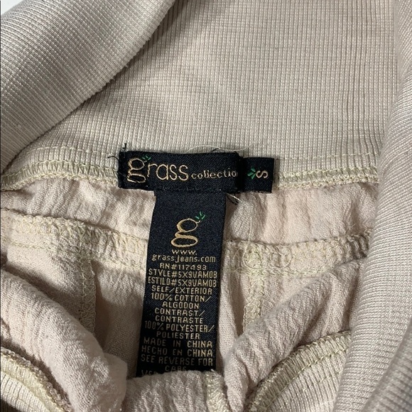 Grass Collection Cotton Fold Over Short khaki small - Picture 5 of 5